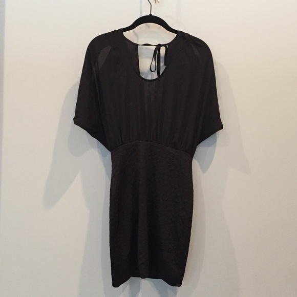 NWT Foreign Exchange Black Cocktail Dress - Picture 1 of 9